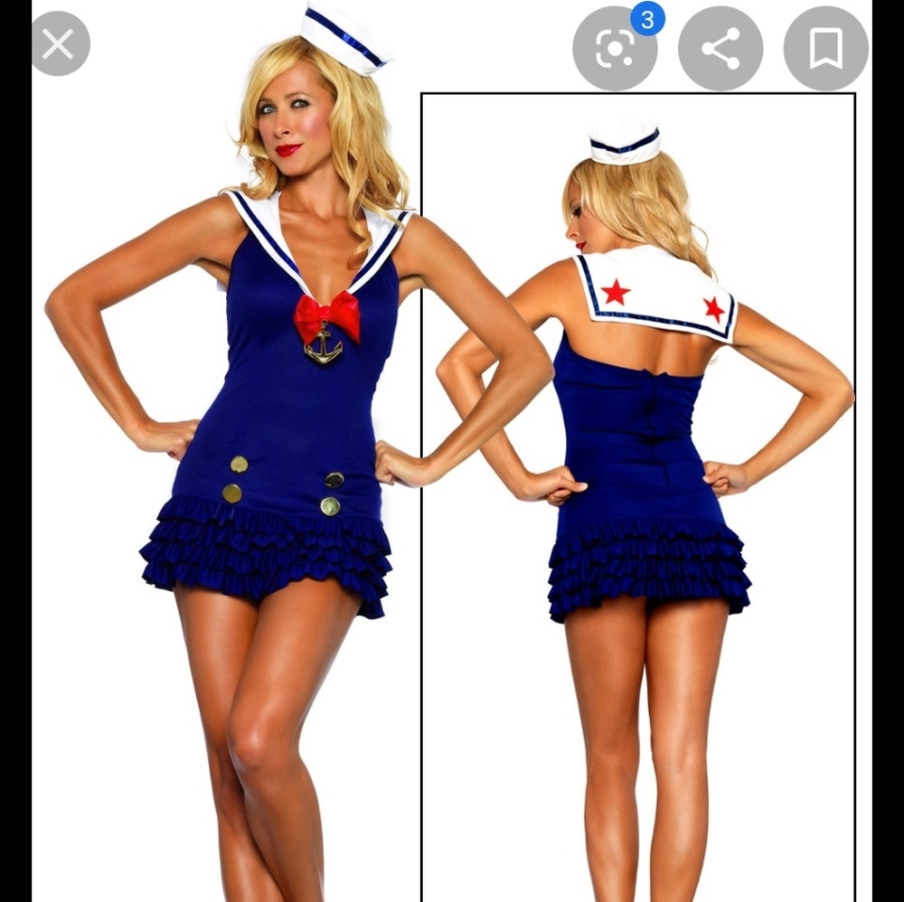 Sexy sailor women costume